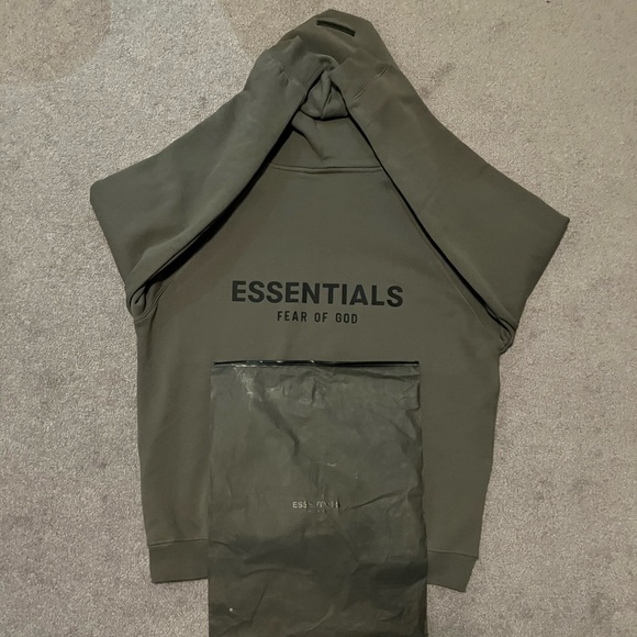 God Gray Essentials Hoodie Relaxed - Picture 2 of 3